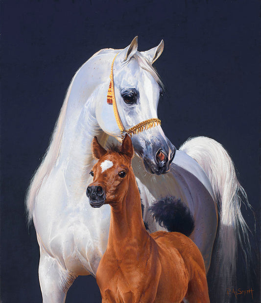 Arabian Mare and Foal