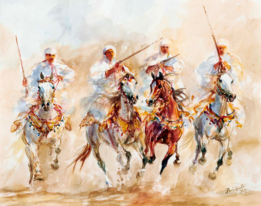 Four Bedouin Warriors